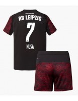 RB Leipzig Antonio Nusa #7 Tredjedraktsett Barn 2025-26 Korte ermer (+ bukser)